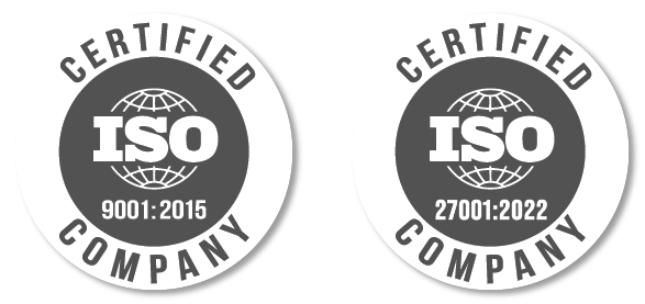 TeamCloud ISO9001:2015 and 27001:2022 Logo